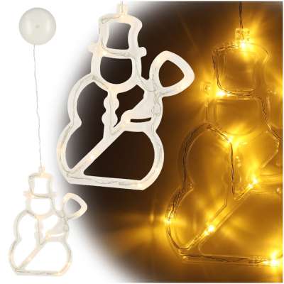 Lampki LED wisząca dekoracja świąteczna bałwanek