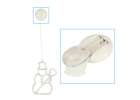 Lampki LED wisząca dekoracja świąteczna bałwanek 49cm 10 LED 4