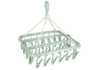 Linen laundry hanger 32 calmer blue 4