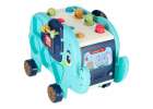 Słonik tablica manipulacyjna montessori wbijak sorter klocki młotek 26cm 6