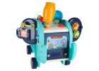 Słonik tablica manipulacyjna montessori wbijak sorter klocki młotek 26cm 8