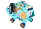 Słonik tablica manipulacyjna montessori wbijak sorter klocki młotek 26cm 9