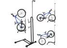 Stojak rowerowy RALLEX na rower serwisowy wolnostojący metalowy czarny 1