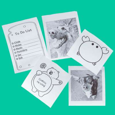 Thermal paper rolls for apartu printer 5,7cm x 4,5m 5 pieces