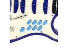 Gitara elektryczna rockowa z głośnikiem mikrofonem dla dzieci niebieska 7