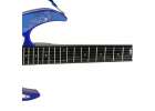Gitara elektryczna rockowa z głośnikiem mikrofonem dla dzieci niebieska 8