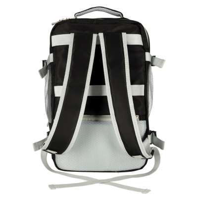 Airplane travel backpack waterproof USB cable 45x16x28cm black