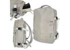Airplane travel backpack waterproof USB cable 45x16x28cm gray 1