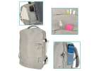 Airplane travel backpack waterproof USB cable 45x16x28cm gray 7