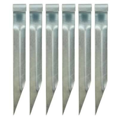 Anchor hooks for securing trampolines, swings, goals, 6 pcs., 35 x 4 cm