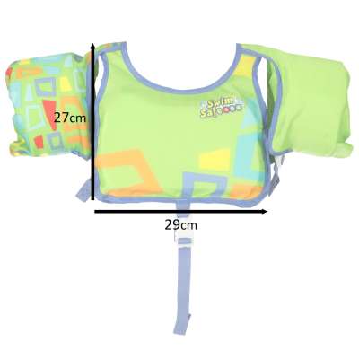 BESTWAY 32174 Inflatable swimming vest kapok with sleeves green 3-6 years old 13-30kg