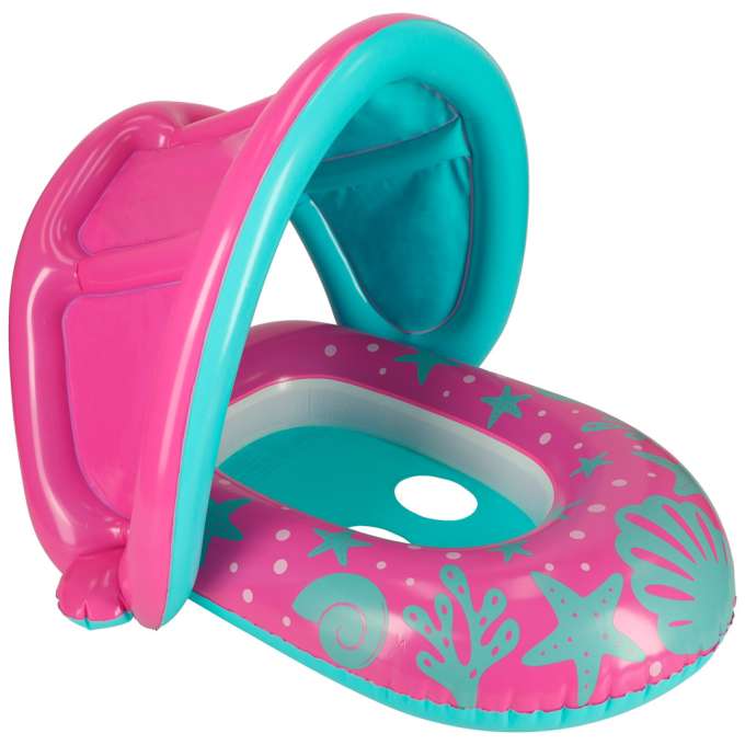 BESTWAY 34091 Inflatable pontoon mattress with canopy pink 1-2 years old 18kg