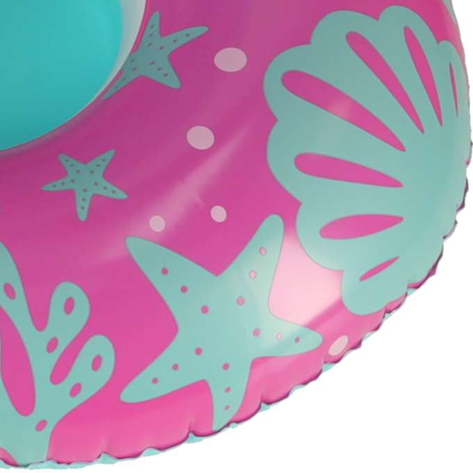BESTWAY 34091 Materac dmuchany pontonik z daszkiem różowy 1-2lata 18kg