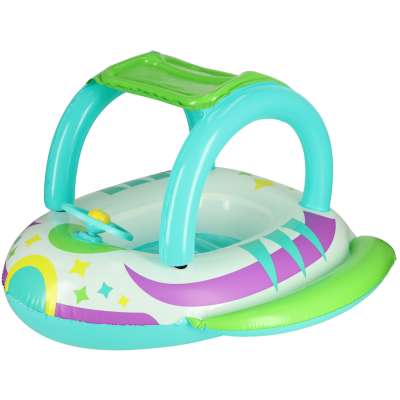 BESTWAY 34149 Inflatable pontoon mattress for kids with steering wheel car car 3+ 45kg