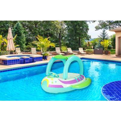 BESTWAY 34149 Inflatable pontoon mattress for kids with steering wheel car car 3+ 45kg