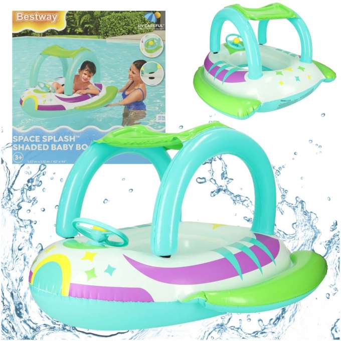 BESTWAY 34149 Inflatable pontoon with car steering wheel