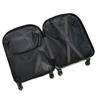 Children's travel suitcase on wheels hand luggage crocodile
