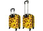 Children's travel suitcase on wheels hand luggage giraffe 4