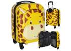 Children's travel suitcase on wheels hand luggage giraffe 1