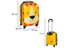 Children's travel suitcase on wheels hand luggage lion 7