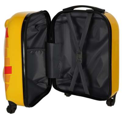 Children's travel suitcase on wheels hand luggage lion