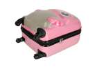 Children's travel suitcase on wheels hand luggage pink cat 5