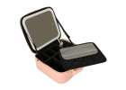 Cosmetics organizer with mirrors pink 4