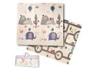 Educational folding foam mat double-sided 179x198cm street/forest 1