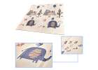 Educational folding foam mat double-sided 179x198cm street/forest 5