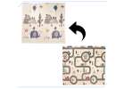 Educational folding foam mat double-sided 179x198cm street/forest 7