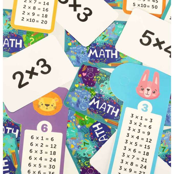 Educational multiplication table toy wooden board