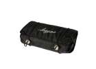 Folding travel cosmetic bag removable retractable 4-in-1 large capacity portable black 6