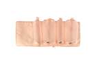 Folding travel cosmetic bag removable roll up 4in1 large capacity portable pink 2