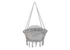 Hanging chair swing seat with cushion XXL grey 120kg 4
