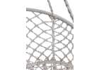 Hanging chair swing seat with cushion XXL grey 120kg 13