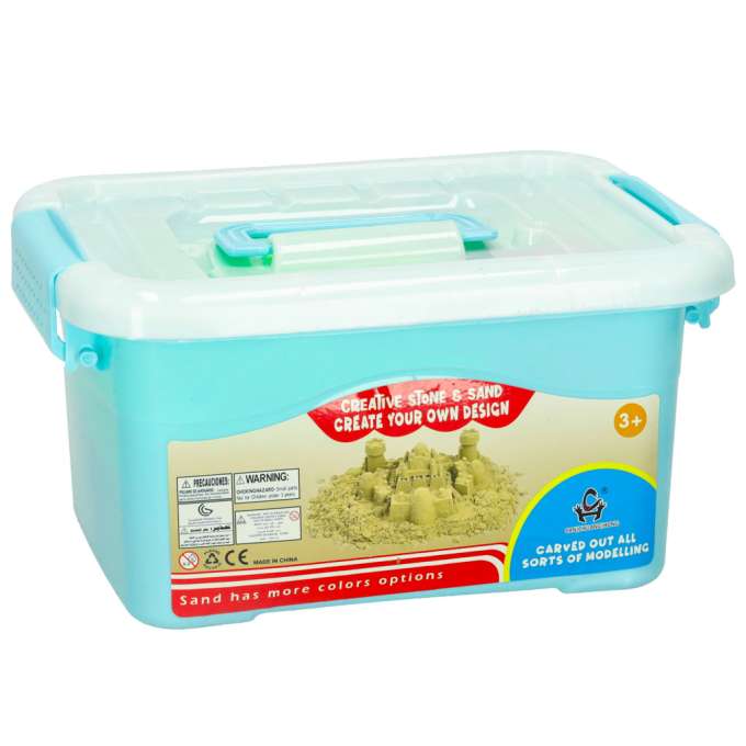 Kinetic sand in a box 2kg molds blue