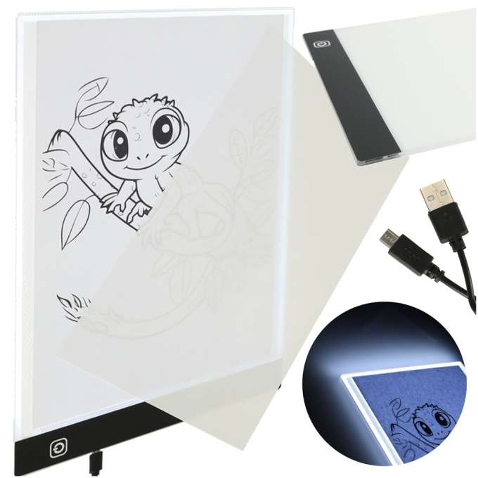 LED light box pad drawing board A4