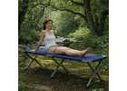 LUARO Camping bed folding XXL blue 150kg 10