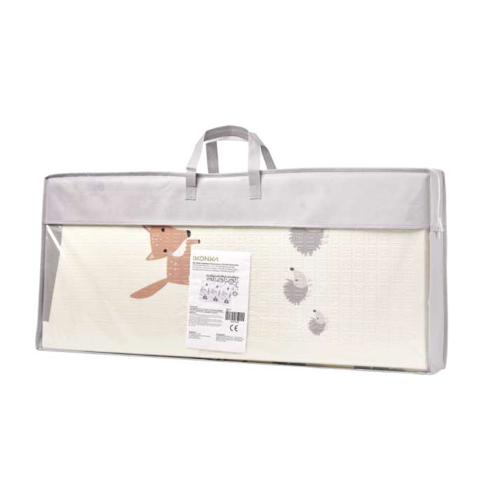 Mata edukacyjna składana piankowa dwustronna 179x198cm ulica/las