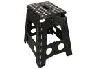 Non-slip folding stool 39cm black 4