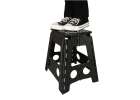 Non-slip folding stool 39cm black 7