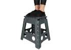 Non-slip folding stool 39cm dark grey 7