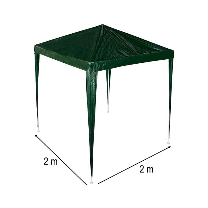 Pawilon ogrodowy namiot imprezowy handlowy altana zielony 2 x 2 m