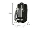 Plecak podróżny do samolotu wodoodporny kabel USB 45x16x28cm czarny 10