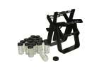 Spice organizer rack rotating containers 3