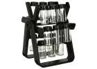 Spice organizer rack rotating containers 10