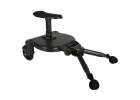 Stroller ride board with seat for kid pushchair black 10