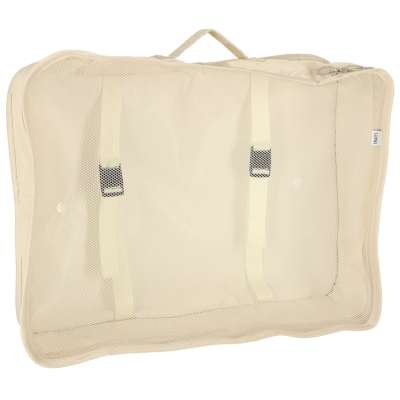 Suitcase organizers travel set 8 pieces clothes storage accessories waterproof bags makeup shoe beige