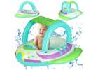 Swimming ring inflatable wheel with handlebars children's pontoon with seat BESTWAY 34149 1