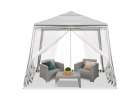 Tent pavilion gazebo garden party commercial White 3X3m 5